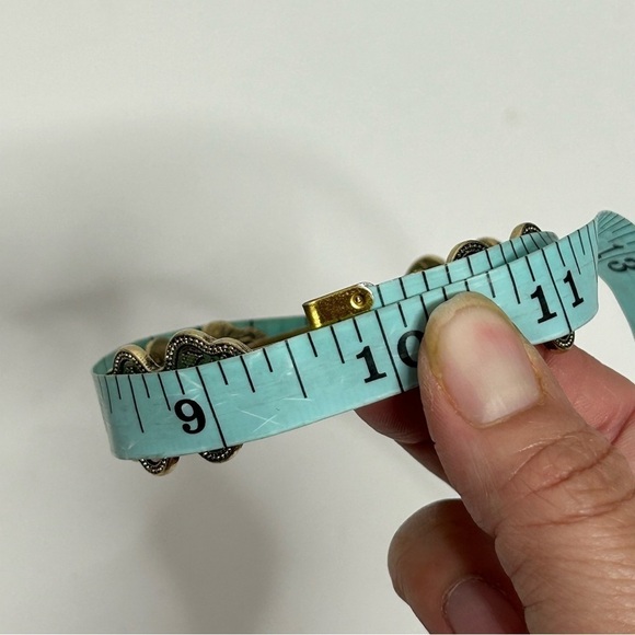 Samantha Wills Gold Plated Turquoise Engraved Adventure Into Wanderlust Bracelet - Picture 15 of 16